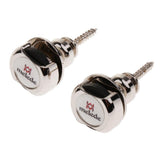Maxbell 1 Pair Metal Strap Button Buckles Auto Lock for Guitar Mandolin Ukulele Bass Accessory DIY - Aladdin Shoppers