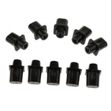 Maxbell 10 Pieces Toggle Switch Tips Knobs Cap Black for Tele TL Electric Guitar Parts - Aladdin Shoppers