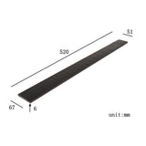 Maxbell Ebony Guitar Fingerboard Fretboard 20 Frets for Acoustic Folk Guitar Replacement - Aladdin Shoppers