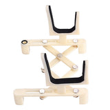 Maxbell Foldable Plastic Violin Stand Holder Cream for Ukulele Violins Accessory - Aladdin Shoppers