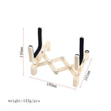 Maxbell Foldable Plastic Violin Stand Holder Cream for Ukulele Violins Accessory - Aladdin Shoppers