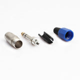 Maxbell 10 Pieces Alloy 6.35mm XLR Stereo Audio Adapters for Microphone/Amplifier Accessory - Aladdin Shoppers