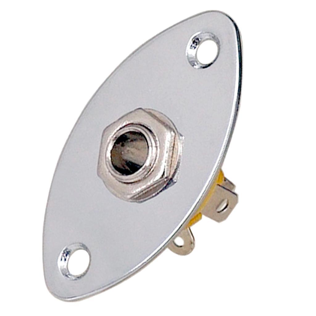 Maxbell Maxbell Electric Guitar Jack Plate Guitar Bass Jack Plug Socket for Electric Guitar