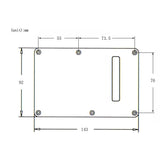 Maxbell Durable Aluminium 6 Hole Electric Guitar Tremolo Cavity Cover Backplate - Aladdin Shoppers