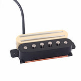 Maxbell 1 Set Copper Dual Rail Single Coil Pickup Humbucker for Electric/Cigar Box Guitar Parts DIY - Aladdin Shoppers