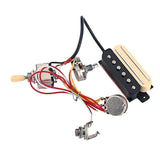 Maxbell 1 Set Copper Dual Rail Single Coil Pickup Humbucker for Electric/Cigar Box Guitar Parts DIY - Aladdin Shoppers