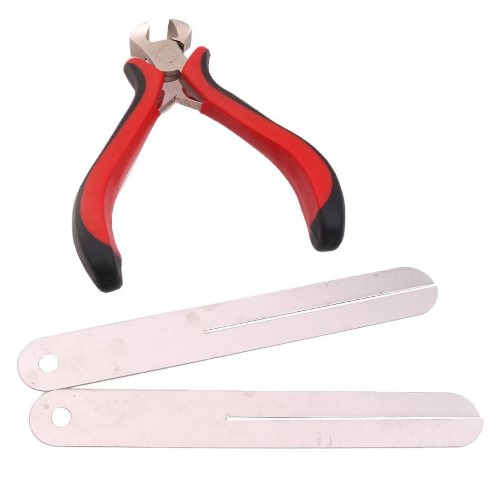 Maxbell Maxbell 1 Set Guitar Fret Measuring Ruler Fretboard Protector with String Cutter