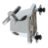 Maxbell 6Pcs Chrome Floor Tom Leg Mount Bracket Tom Drum Set Replacement Part Access