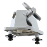 Maxbell 6Pcs Chrome Floor Tom Leg Mount Bracket Tom Drum Set Replacement Part Access