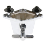 Maxbell 6Pcs Chrome Floor Tom Leg Mount Bracket Tom Drum Set Replacement Part Access