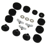 Maxbell 18 Pcs of Set Cymbal Stand Felt Wing Nuts Washers for Percussion Accessory - Aladdin Shoppers