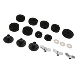 Maxbell 18 Pcs of Set Cymbal Stand Felt Wing Nuts Washers for Percussion Accessory - Aladdin Shoppers