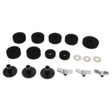 Maxbell 18 Pcs of Set Cymbal Stand Felt Wing Nuts Washers for Percussion Accessory - Aladdin Shoppers