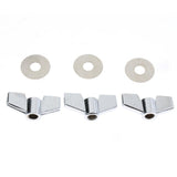 Maxbell 18 Pcs of Set Cymbal Stand Felt Wing Nuts Washers for Percussion Accessory - Aladdin Shoppers