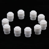 Maxbell 10 Pcs Of Set 3 Way Toggle Switches Knobs Cap Tip For Electric Guitar White