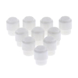 Maxbell 10 Pcs Of Set 3 Way Toggle Switches Knobs Cap Tip For Electric Guitar White - Aladdin Shoppers