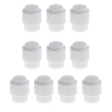 Maxbell 10 Pcs Of Set 3 Way Toggle Switches Knobs Cap Tip For Electric Guitar White - Aladdin Shoppers
