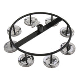 Maxbell 4 Pairs Hi Hat Tambourine Jingle Ring Hand Percussion Instrument - Aladdin Shoppers