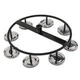 Maxbell 4 Pairs Hi Hat Tambourine Jingle Ring Hand Percussion Instrument - Aladdin Shoppers