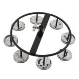 Maxbell 4 Pairs Hi Hat Tambourine Jingle Ring Hand Percussion Instrument - Aladdin Shoppers