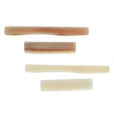 6x2pcs Acoustic Guitar Bridge Saddle Nut Guitar Replacement Parts Light Red