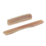 6x2pcs Acoustic Guitar Bridge Saddle Nut Guitar Replacement Parts Light Red