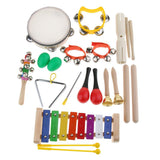 Maxbell 11 Kinds Musical Instruments Set Preschool Learning Educational Toys for Boys&Girls - Aladdin Shoppers