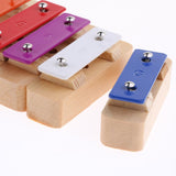 Maxbell Maxbell 1 Set Wooden Kids Toys 8 Notes Xylophone Sound Brick Block with 2Pcs Mallets Sticks