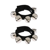 Maxbell Finest 2Pcs Metal Hand/Foot Wrist Shaker 5 Jingle Bells KTV Party Accompaniment - Aladdin Shoppers