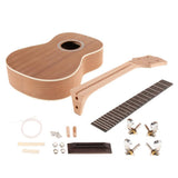 Maxbell Sapele Unfinished 23inch Concert Ukulele Kits Hawaii Guitar Barrel Material - Aladdin Shoppers