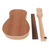 Maxbell Sapele Unfinished 23inch Concert Ukulele Kits Hawaii Guitar Barrel Material - Aladdin Shoppers