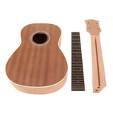 Maxbell Sapele Unfinished 23inch Concert Ukulele Kits Hawaii Guitar Barrel Material - Aladdin Shoppers
