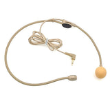 Maxbell Wired 3.5mm Headset Headworn Microphone Condenser Mic For Tour Guide Black - Aladdin Shoppers
