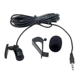 Maxbell Practical Mini 3.5mm Plug Clip On/Neck Hanging Condenser Microphone Mic Black - Aladdin Shoppers