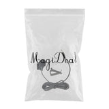 Maxbell Practical Mini 3.5mm Plug Clip On/Neck Hanging Condenser Microphone Mic Black - Aladdin Shoppers