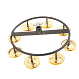 Maxbell Hi-hat Tambourine with Single Row Steel Jingles for Percussion Accessories - Aladdin Shoppers