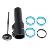 Maxbell Maxbell Bike Handlebar Fork Stem Riser Extender Head Up Adaptor Black and Blue