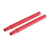 Maxbell Maxbell 1 Pair Alloy Road Bicycle Tyre Inner Tube Presta Valve Extender Red 80mm