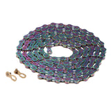 Maxbell Maxbell Metal Mountain Road Bike MTB Bicycle Chain 1/2" x 11/128" 116 Links 10 Speed