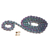 Maxbell Maxbell Metal Mountain Road Bike MTB Bicycle Chain 1/2" x 11/128" 116 Links 10 Speed