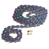 Maxbell Maxbell Metal Mountain Road Bike MTB Bicycle Chain 1/2" x 11/128" 116 Links 10 Speed