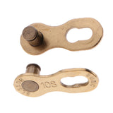 Maxbell Maxbell Metal Mountain Road Bike MTB Bicycle Chain 1/2" x 11/128" 116 Links 10 Speed