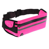 Maxbell Maxbell Waterproof Running Jogging Belt Bum Waist Pouch Fanny Pack Hot Pink