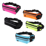 Maxbell Maxbell Waterproof Running Jogging Belt Bum Waist Pouch Fanny Pack Hot Pink