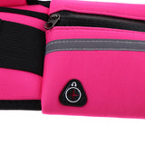Maxbell Maxbell Waterproof Running Jogging Belt Bum Waist Pouch Fanny Pack Hot Pink