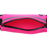 Maxbell Maxbell Waterproof Running Jogging Belt Bum Waist Pouch Fanny Pack Hot Pink