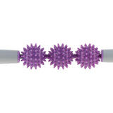 Maxbell Maxbell Spiky Ball Trigger Point Muscle Stick Roller Massage Wand Rolling Purple