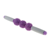 Maxbell Maxbell Spiky Ball Trigger Point Muscle Stick Roller Massage Wand Rolling Purple