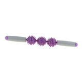 Maxbell Maxbell Spiky Ball Trigger Point Muscle Stick Roller Massage Wand Rolling Purple