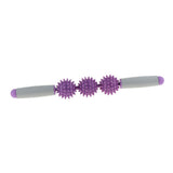 Maxbell Maxbell Spiky Ball Trigger Point Muscle Stick Roller Massage Wand Rolling Purple
